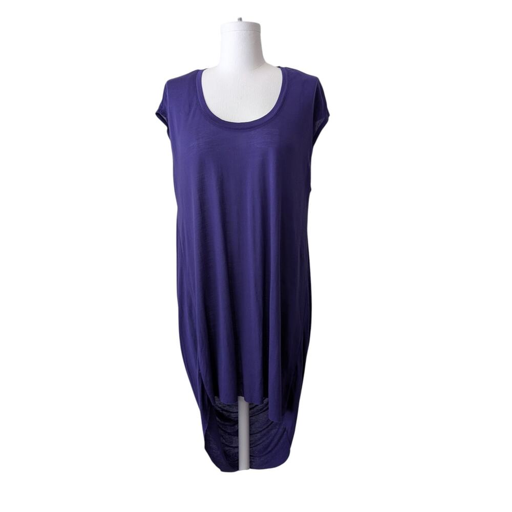 Nwt Milk Denim drape back tunic top